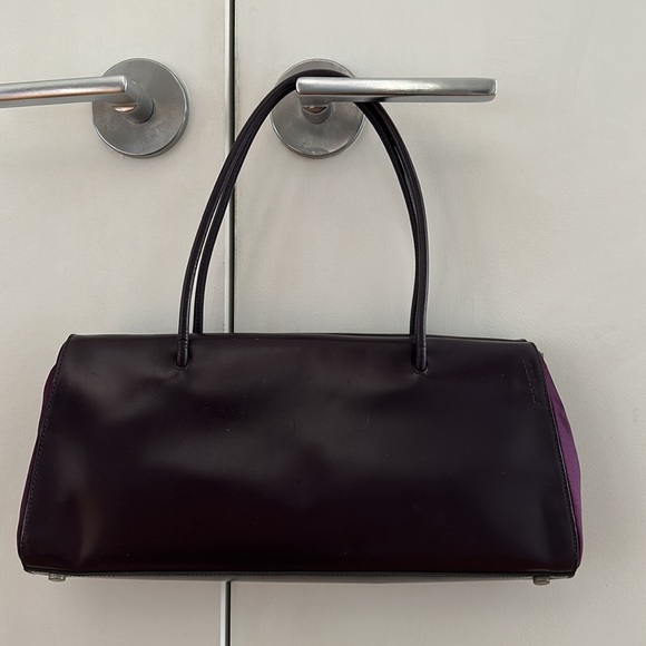 JIL SANDER BURGUNDY SATCHEL - Picture 3 of 5